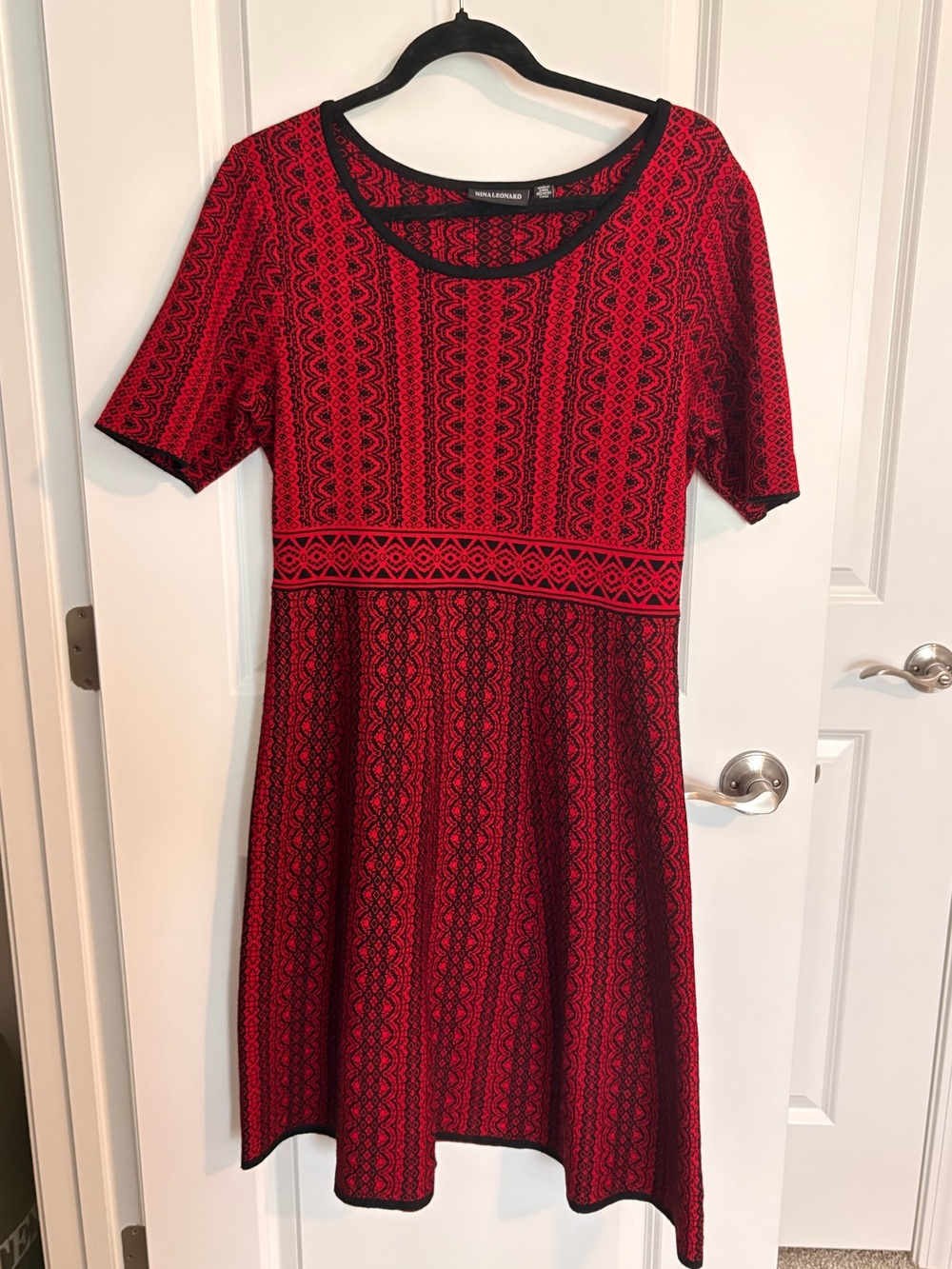 Nina Leonard Dress w/ pockets size Large